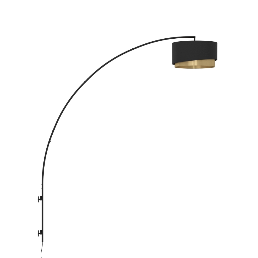 Eglo - Wandlamp 1xE27/40W/230V zwart/goud