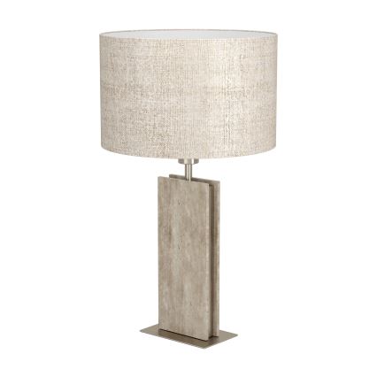 Eglo - Lampe de table 1xE27/40W/230V beige
