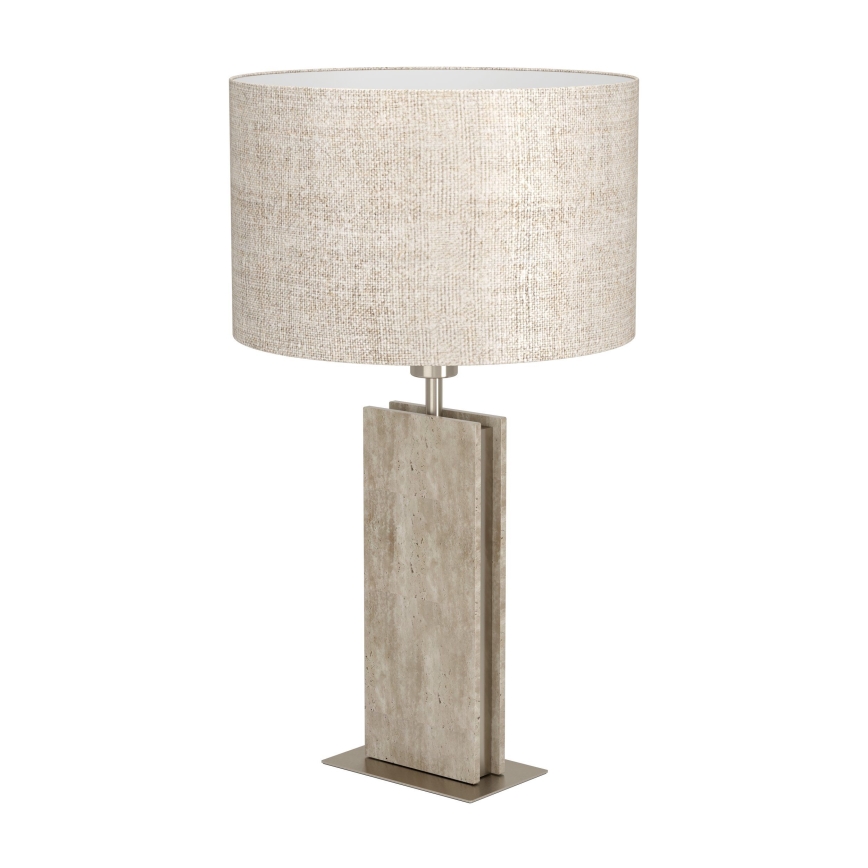Eglo - Lampe de table 1xE27/40W/230V beige