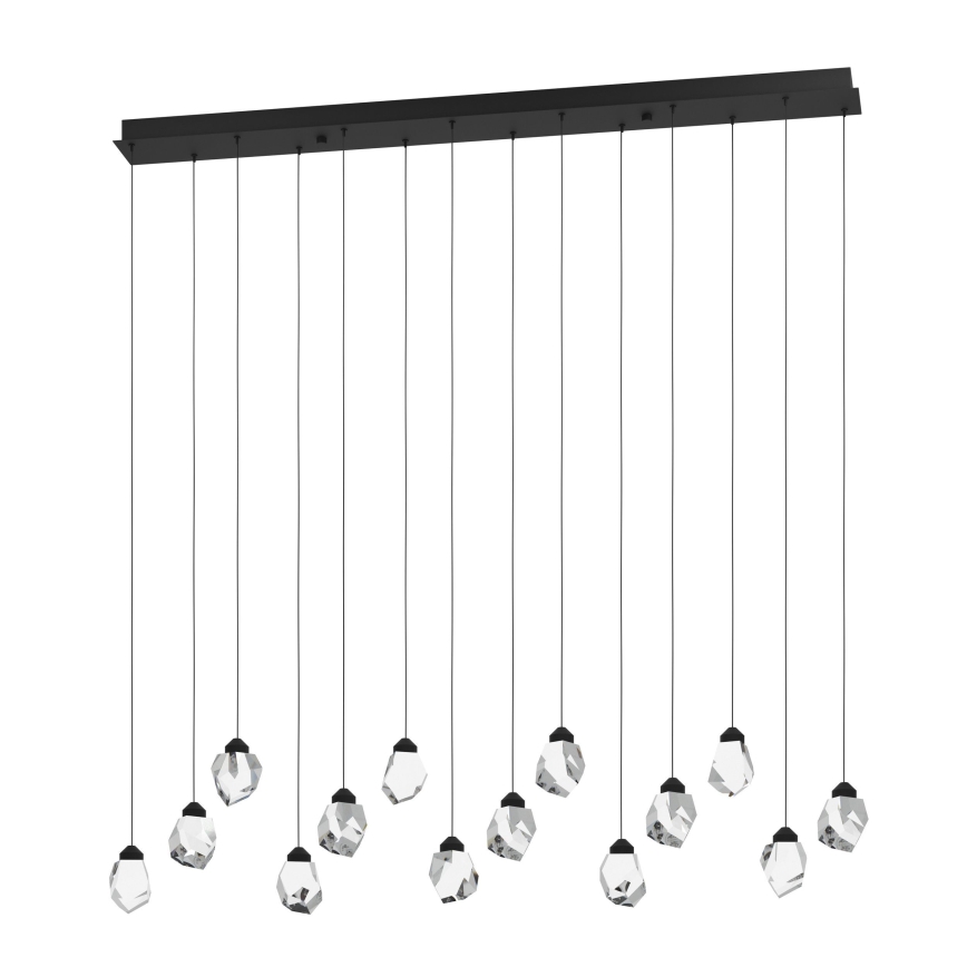 Eglo - Suspension filaire à intensité variable 14xLED/3W/230V 3000K noir/transparent