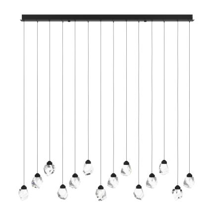 Eglo - Suspension filaire à intensité variable 14xLED/3W/230V 3000K noir/transparent