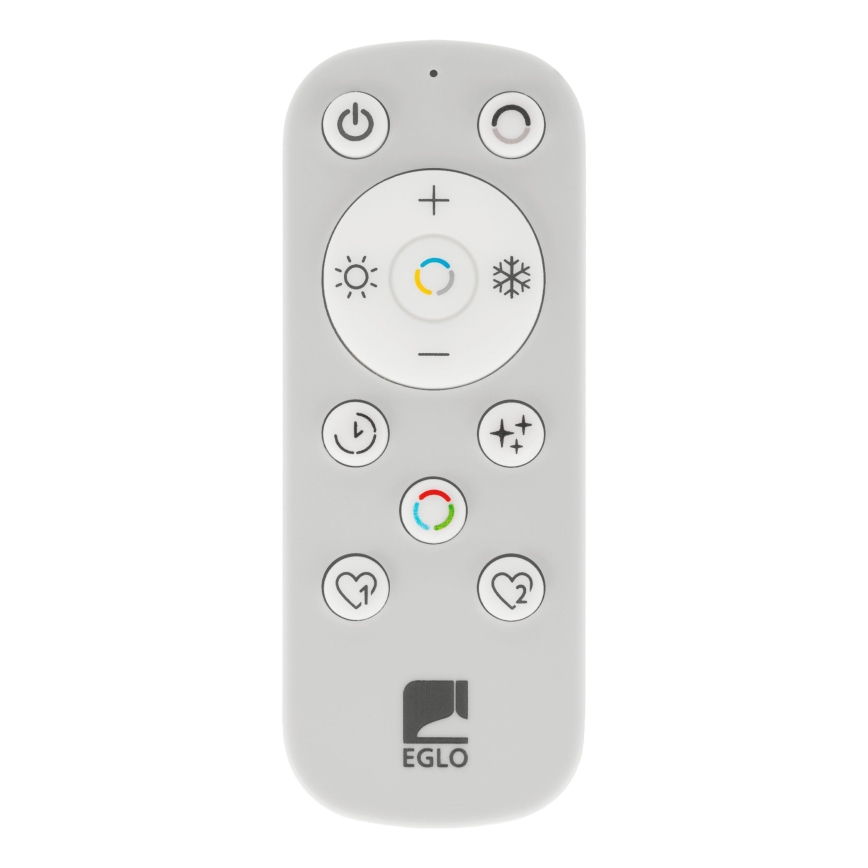 Eglo - Dimbare LED bevestigde hanglamp LED/45W/230V 2700-6500K zwart/goud + afstandsbediening