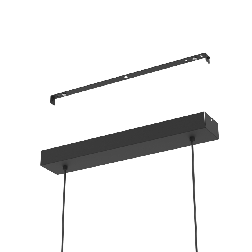Eglo - Suspension filaire à intensité variable LED/46W/230V 2700-6500K noir/doré + télécommande