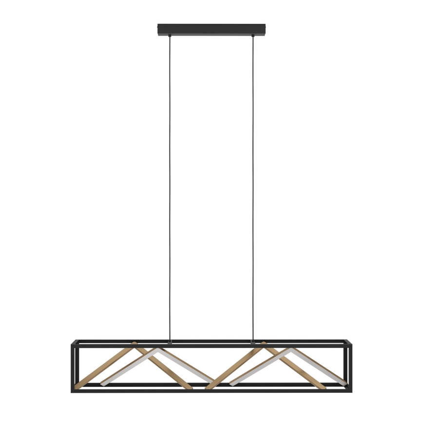 Eglo - Suspension filaire à intensité variable LED/46W/230V 2700-6500K noir/doré + télécommande