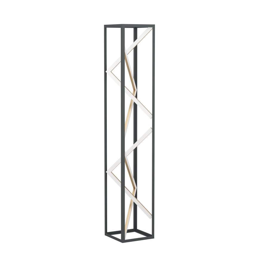 Eglo - Dimbare LED Staande lamp LED/23W/230V 2700-6500K zwart/goud + afstandsbediening