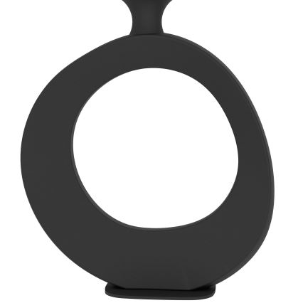 Eglo - Lampe de table 1xE27/60W/230V 52,5 cm noir/crème