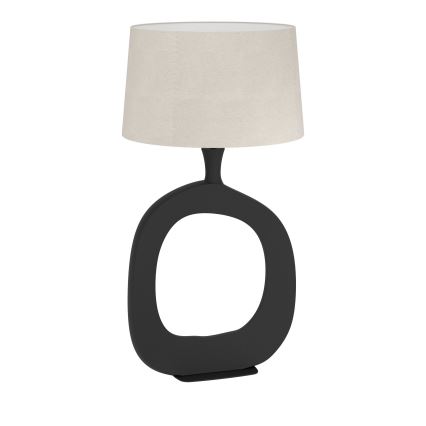 Eglo - Tafellamp 1xE27/60W/230V 88 cm zwart/crème