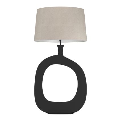 Eglo - Tafellamp 1xE27/60W/230V 88 cm zwart/crème