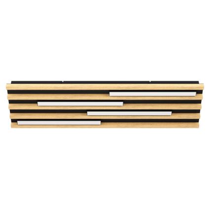 Eglo - Plafonnier à intensité variable 4xLED/9W/230V 3000K 22x78 cm marron