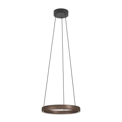 Eglo - LED-dimbare hanglamp aan kabel met bewegingssensor 2xLED/25W/230V 2200-6500K Ø 80 cm bruin
