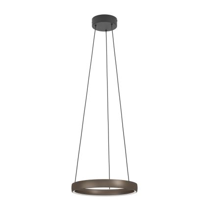 Eglo - dimbare LED-hanglamp aan kabel met bewegingssensor, 2xLED/19W/230V, 2200-6500K, Ø 55 cm, bruin