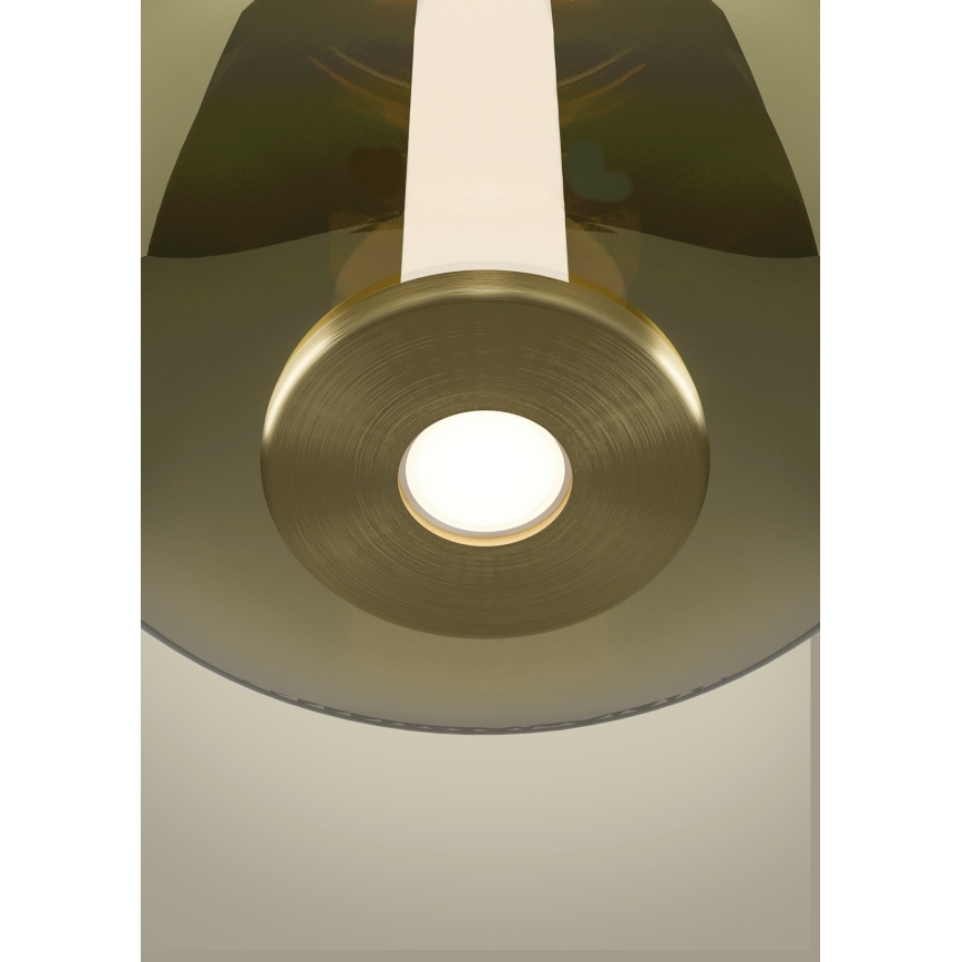 Eglo - LED-dimbare hanglamp aan stalen kabel LED/5,5W/230V + LED/1,6W 2200-6500K Ø 21 cm goudkleurig