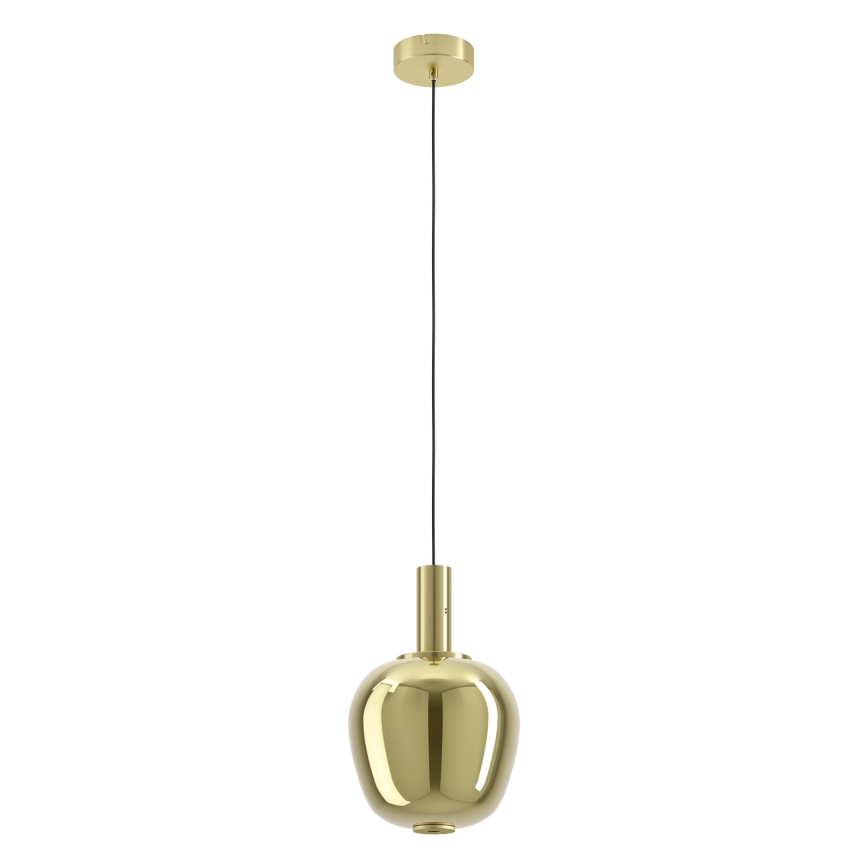 Eglo - LED-dimbare hanglamp aan kabel LED/6W/230V + LED/1,6W 2200-6500K Ø25 cm goudkleurig
