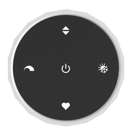 Eglo - LED-dimbare kabelhanglamp LED/5,8W/230V 2200-6500K beige/rookglas + afstandsbediening