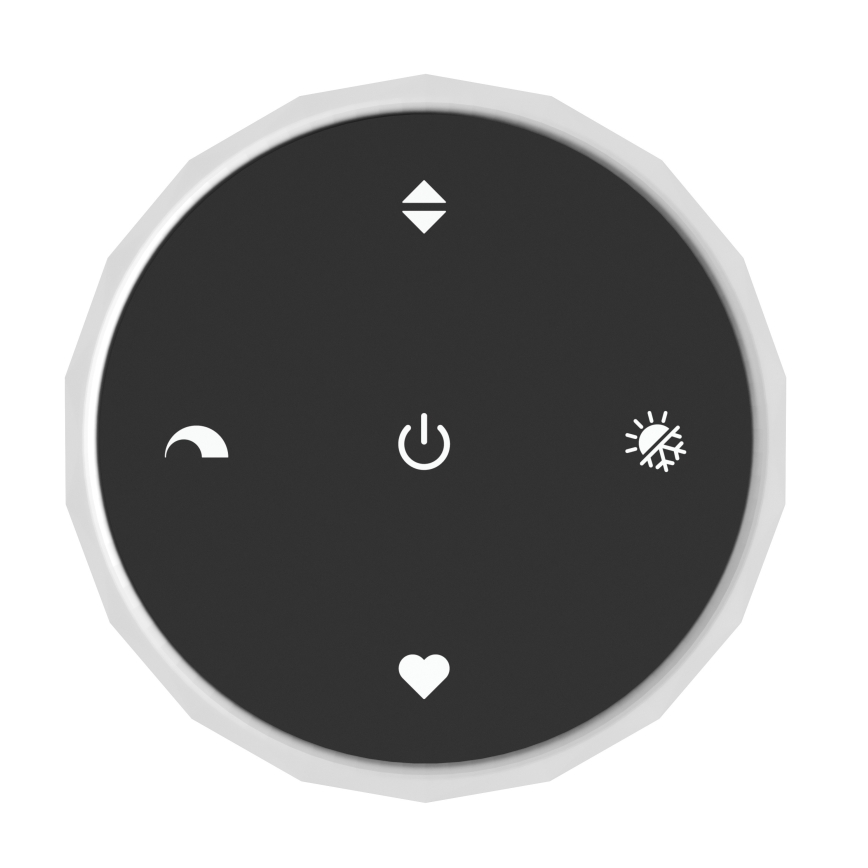 Eglo - lustre LED à intensité variable sur câble 8xLED/5,8W/230V 2200-6500K noir/beige/fumé + télécommande