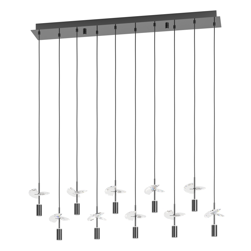 Eglo - LED-kroonluchter aan kabel 10xLED/2,6W/230V 2200/3000/4000K glanzend chroom