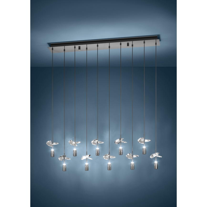 Eglo - LED-kroonluchter aan kabel 10xLED/2,6W/230V 2200/3000/4000K glanzend chroom