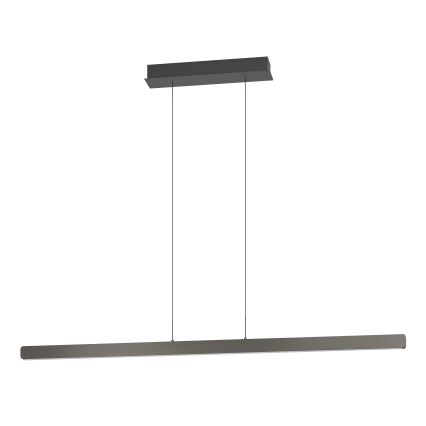 Eglo - Suspension dimmable à LED sur câble, 30W/230V, noir + télécommande