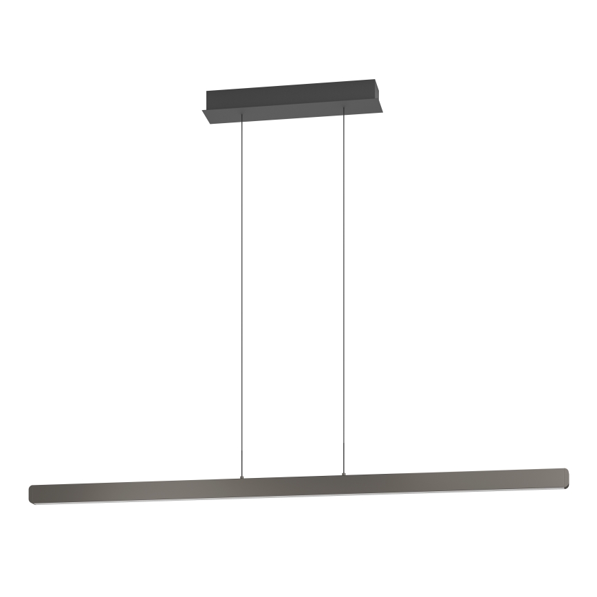 Eglo - Suspension dimmable à LED sur câble, 30W/230V, noir + télécommande