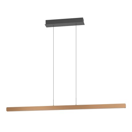 Eglo - Suspension LED dimmable sur câble LED/30W/230V 2200-6500K dorée + télécommande