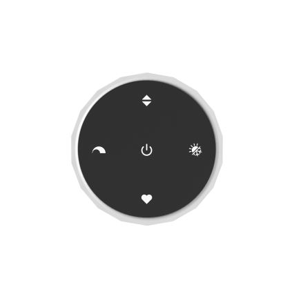 Eglo - Plafonnier LED dimmable 20W/230V, finition dorée, avec télécommande