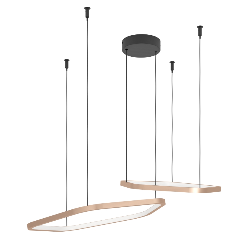 Eglo - Suspension LED dimmable sur câble LED/30W/230V 2200-6500K laiton + télécommande