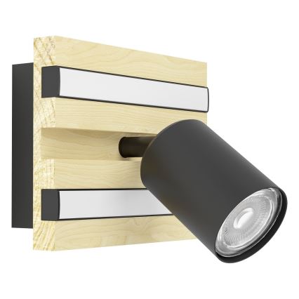 Eglo - LED-wandspot LED/2,2W/230V + 2xLED/1,2W + 2xLED/2W beige/zwart