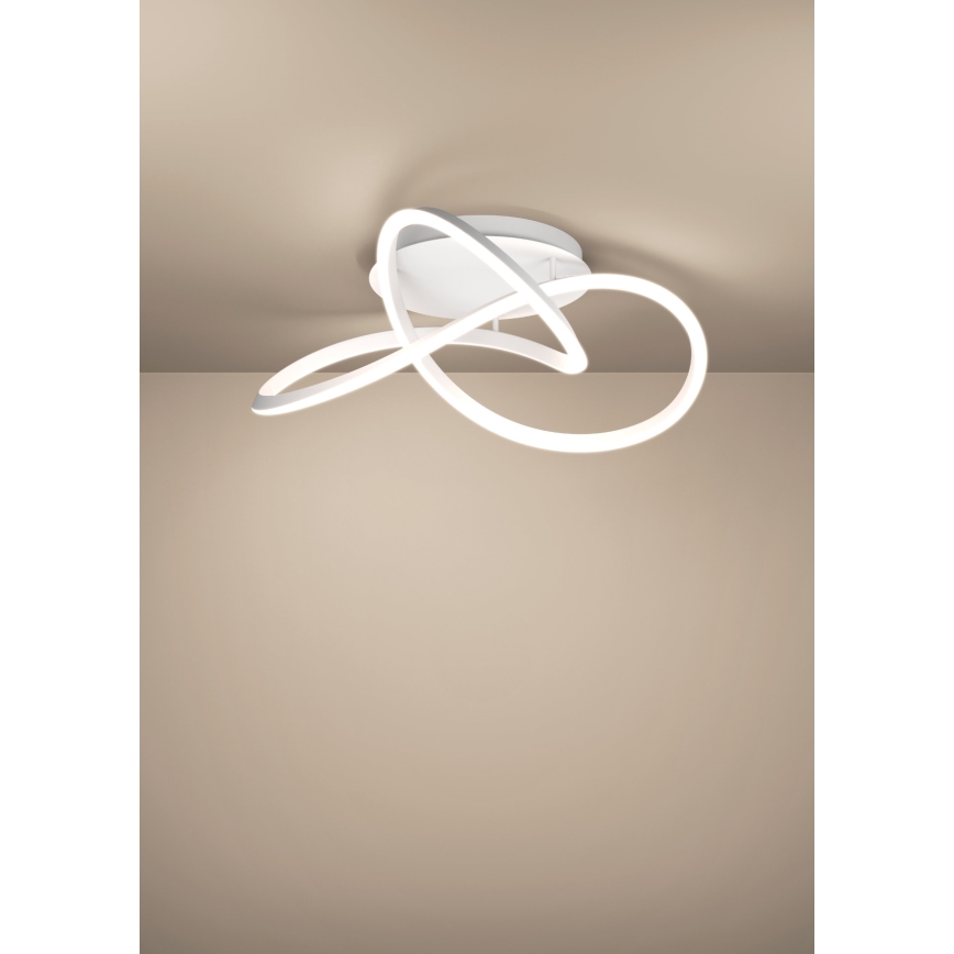 Eglo - Plafonnier LED dimmable LED/40W/230V 2200-6500K Ø 83 cm blanc + télécommande