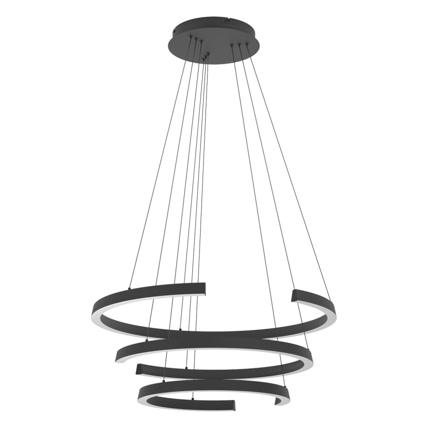 Eglo - Dimbare LED-hanglamp aan kabel LED/50W/230V 2200-6500K zwart + afstandsbediening