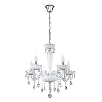 Eglo 39113- Hanglamp CARPENTO 5xE14/40W/230V