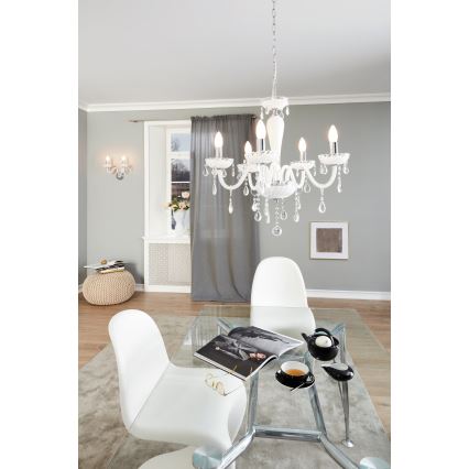 Eglo 39113- Hanglamp CARPENTO 5xE14/40W/230V