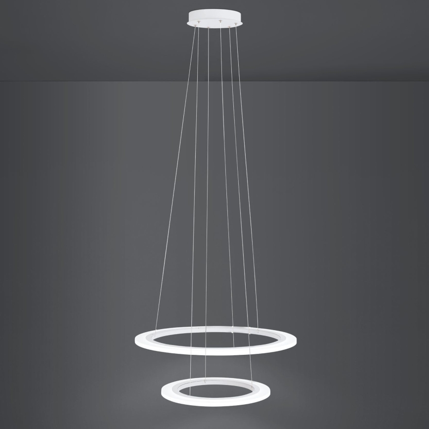 Eglo 39273 - Dimbare LED hanglamp aan een koord PENAFORTE 1xLED/33W/230V + 1xLED/19,W