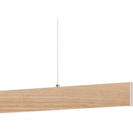 Eglo 39344 - LED-hanglamp aan kabel CLIMENE LED/17W/230V + LED/4,2W eiken