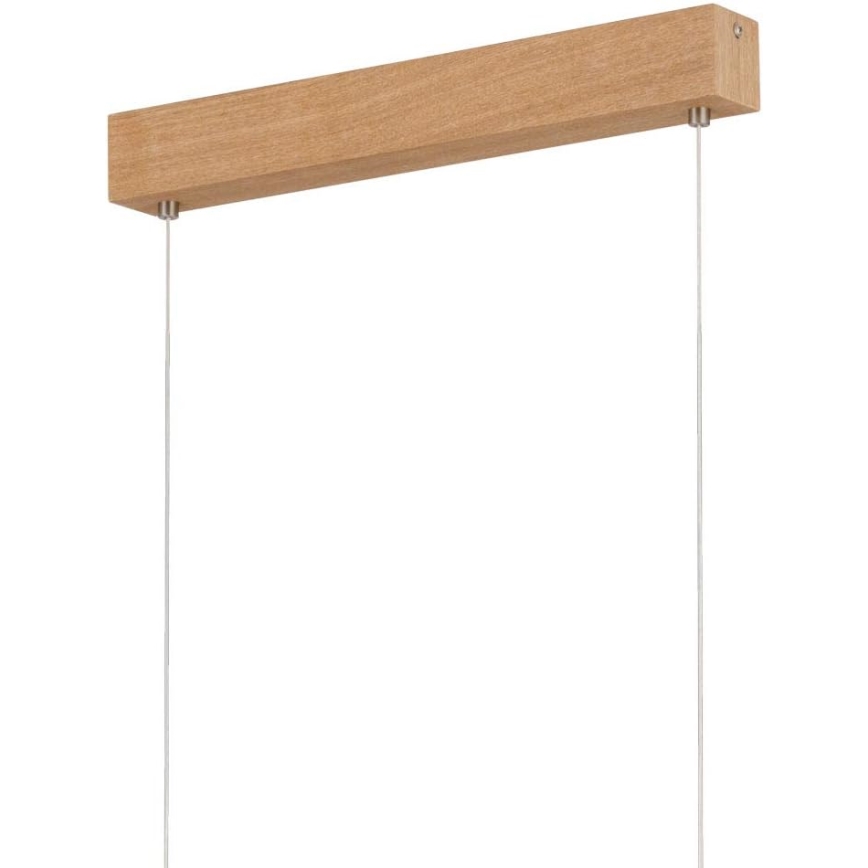 Eglo 39344 - Suspension LED sur câble CLIMENE LED/17W/230V + LED/4,2W chêne