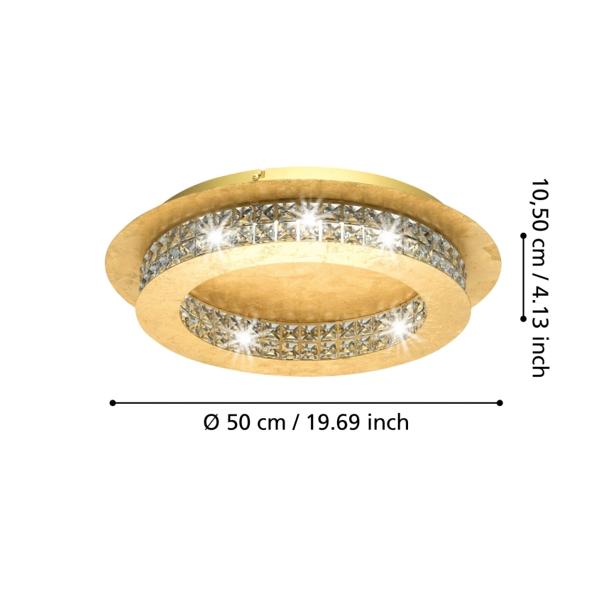 Eglo - Dimbare LED plafondlamp LED/31,5W/230V