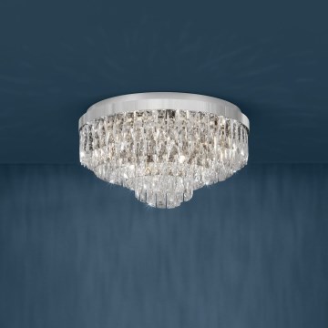 Eglo 39491 - Plafonnier 11xE14/40W/230V Chrome Brillant
