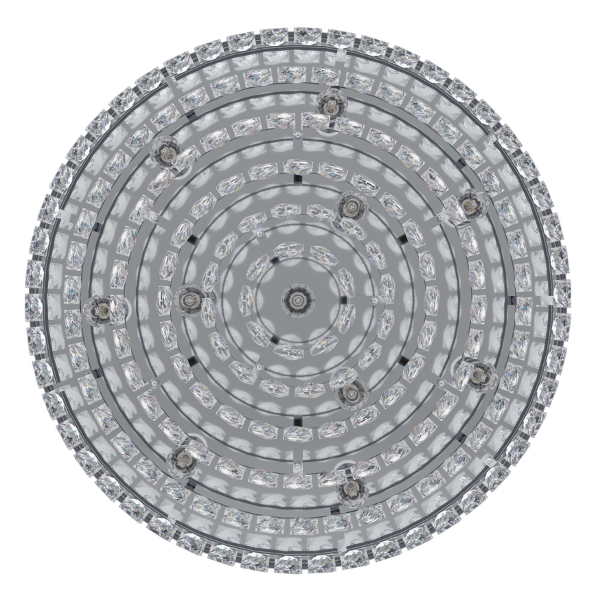 Eglo 39491 - Plafonnier 11xE14/40W/230V Chrome Brillant