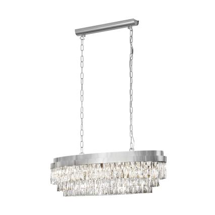 Eglo - Suspension sur chaîne 10xE14/40W/230V brillant chromé