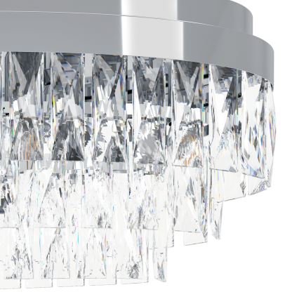 Eglo - Suspension sur chaîne 10xE14/40W/230V brillant chromé