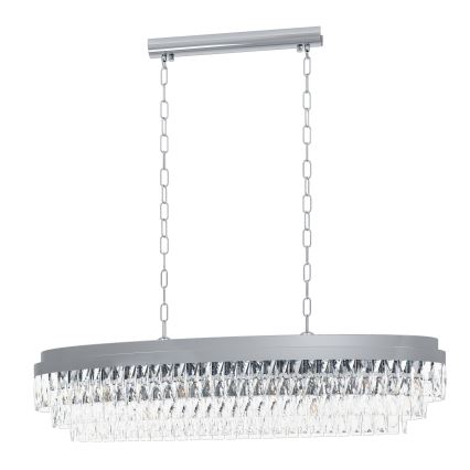 Eglo - Hanglamp aan een ketting 13xE14/40W/230V glanzend chroom