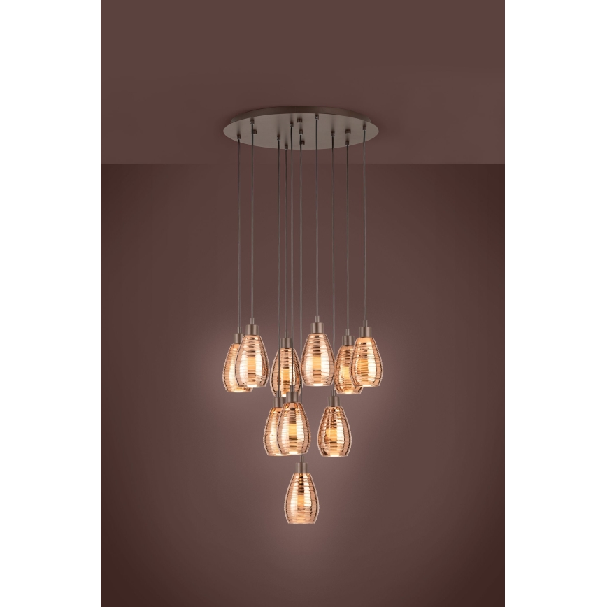 Eglo - Suspension avec fil 10xE27/60W/230V