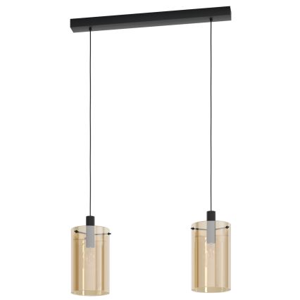 Eglo - Suspension filaire POLVERARA 2xE27/40W/230V