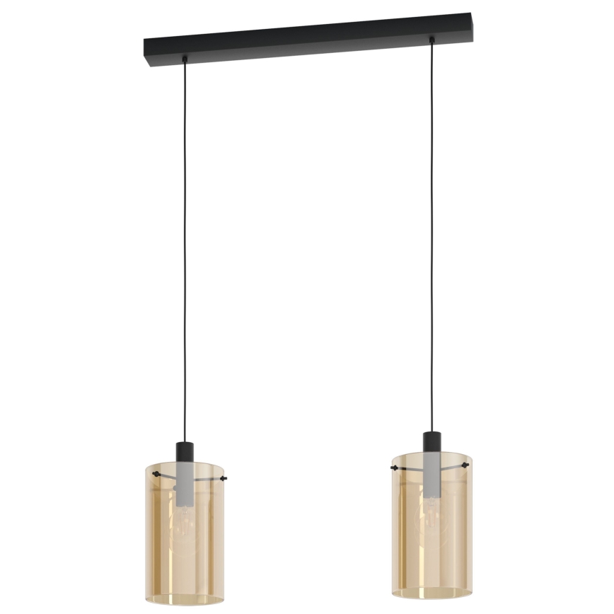 Eglo - Suspension filaire POLVERARA 2xE27/40W/230V