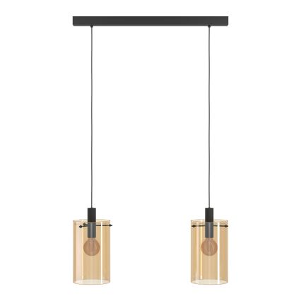 Eglo - Suspension filaire POLVERARA 2xE27/40W/230V