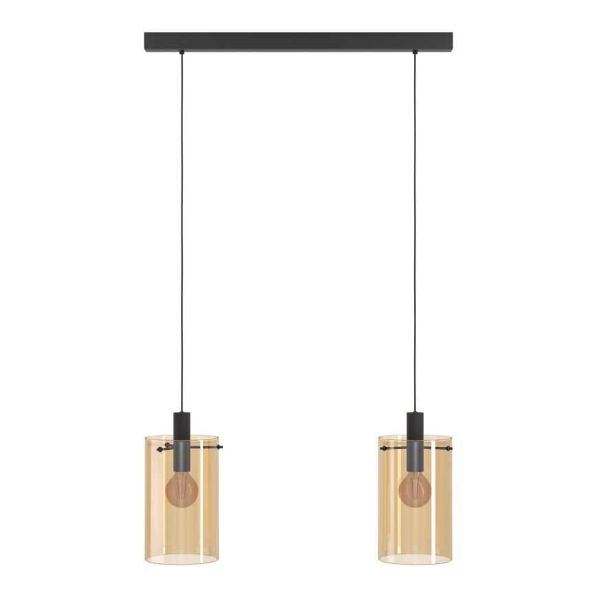 Eglo - Suspension filaire POLVERARA 2xE27/40W/230V