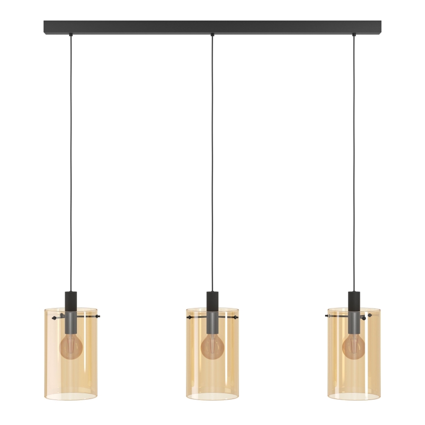 Eglo - Suspension filaire POLVERARA 3xE27/40W/230V