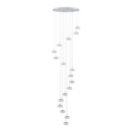 Eglo - Suspension filaire LED à intensité variable 17xLED/4,5W/230V