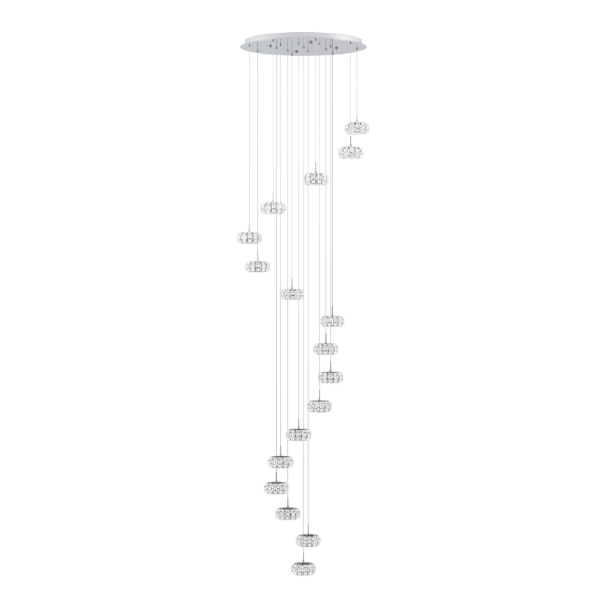Eglo - Suspension filaire LED à intensité variable 17xLED/4,5W/230V