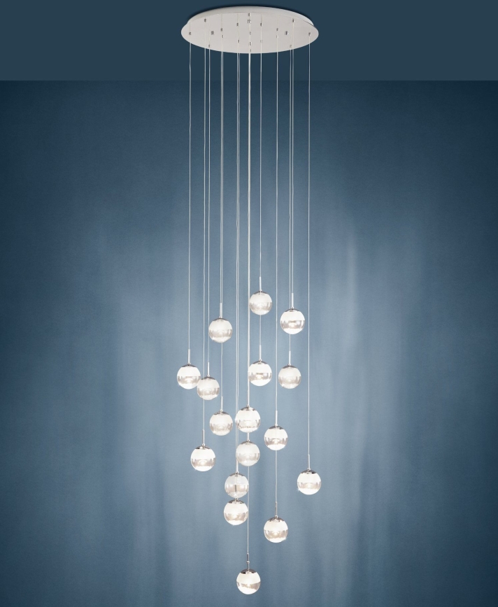Eglo 39547 - Suspension filaire LED à intensité variable 17xLED/5W/230V