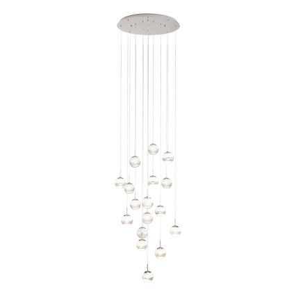 Eglo 39547 - Suspension filaire LED à intensité variable 17xLED/5W/230V